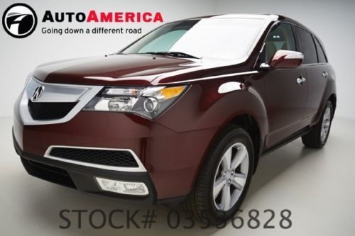 2011 acura mdx awd tech package red leather navigation low miles autoamerica