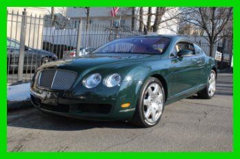 Classic british racing green 05 bentley continental gt coupe with 25k miles!!