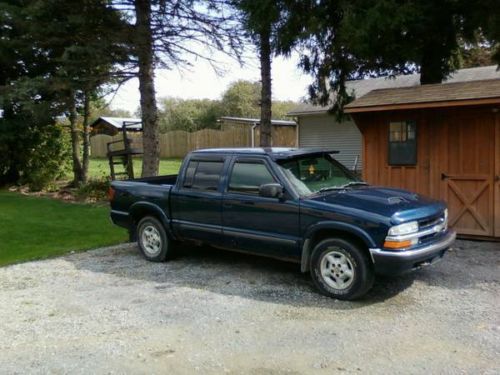 2002 chevy s10 crew cab 4wd automatic 4x4 s-10