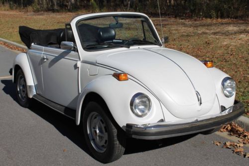 Karmann convertible super beetle bug classic original runs great looks great