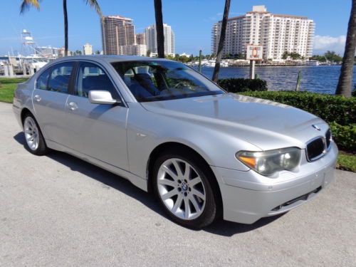 Florida 04 745i luxury sedan navigation park assist sunroof cd alloy no reserve