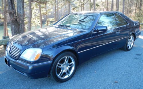 No reserve! rare! s500 luxury coupe southern no rust! low miles!  *s sl 500 600