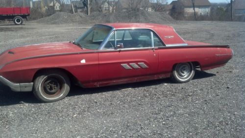 1963 ford thunderbird base hardtop 2-door 6.4l - restore or use for parts