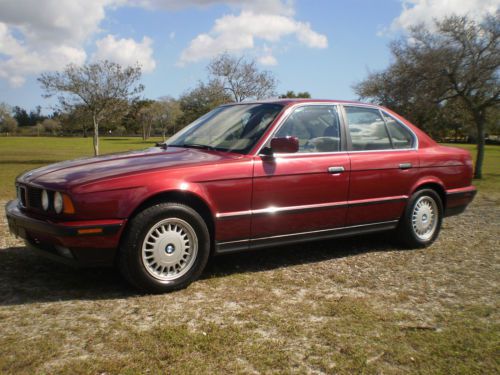 1993 bmw 525 i rare e 34 sedan with only 69 k original miles , service history
