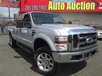 08 ford f-350 sd crew cab 4x4 4wd long bed diesel pre owned lariat navigation