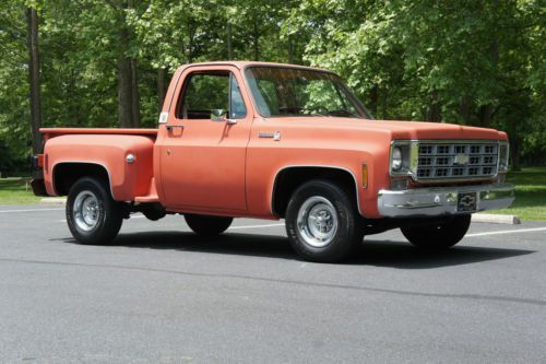 1977 chevy scottsdale c10 short bed step side pick up truck