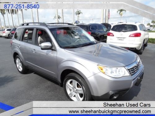 2010 subaru forester 2.5x premium awd 1 owner panoramic sunroof pwr ac automatic