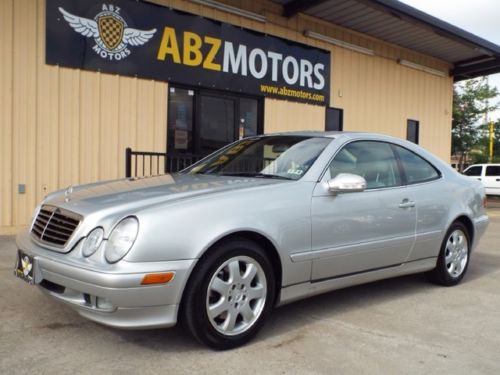 2000 mercedes-benz clk320 21k miles 1 owner  leather sunroof power shade