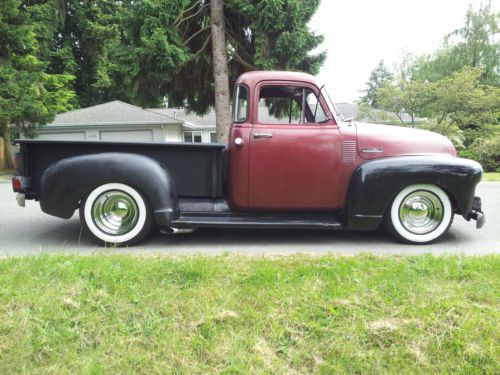 1952 chevy shop truck, 350/350, great daily driver, s10 frame swap