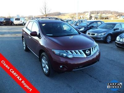 09 nissan murano awd bose sunroof 19" wheels one owner clean carrfax power seat