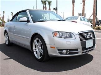 Silver convertible turbo leather soft top retractable audi coupe luxury