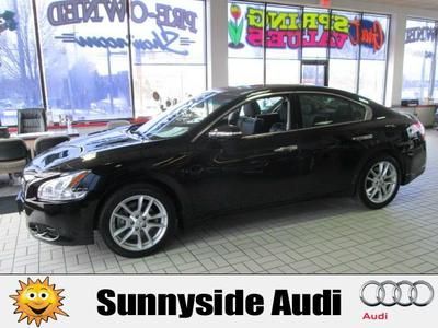 2011 nissan maxima v6 3.5l sv automatic xenons leather moonroof warranty clean!!
