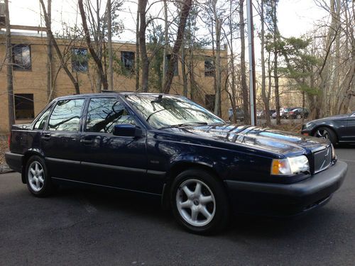 1996 volvo 850 glt 1 owner black beauty extra clean loaded leather clean carfax!