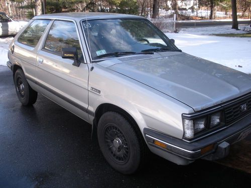 1987 subaru gl turbo coupe 3-door 1.8l