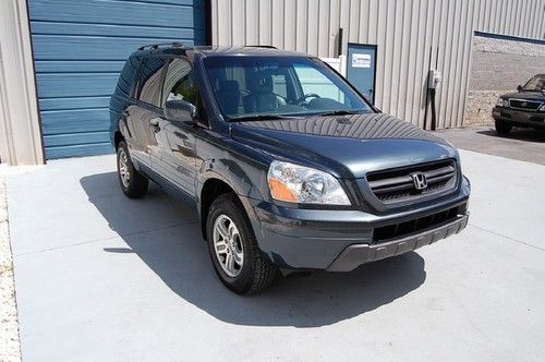 Wty one owner 2004 honda pilot ex leather 3rd row awd suv 04 exl 4wd 4x4