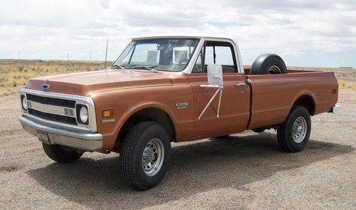 1970 chevy c-20 4x4 all original one owner partialy restored