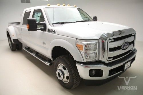 2013 drw lariat crew 4x4 fx4 navigation sunroof leather heated v8 diesel