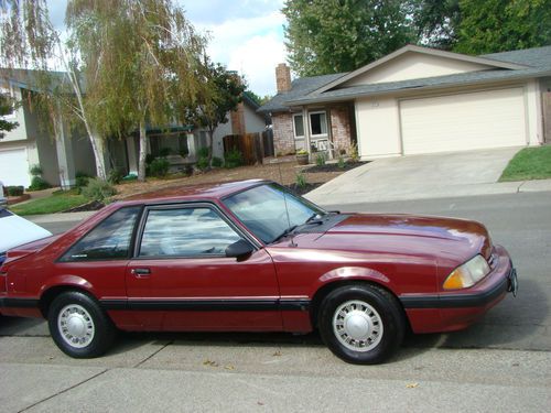 1989 ford mustang lx third generation 3 door hatchback manual 4 cylinder