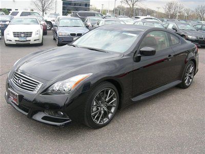 Pre-owned 2013 g37 coupe ipl, black /red, navigation, spoiler, bose, 1247 miles