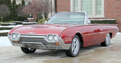 1962 ford thunderbird convertible roadster z code wow