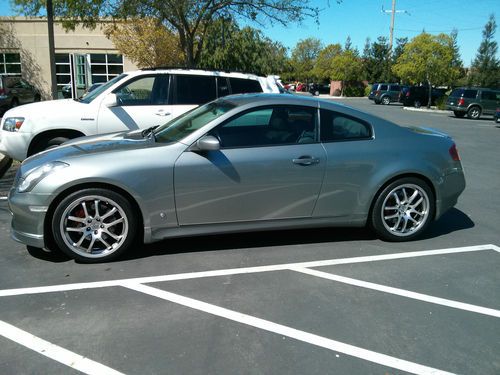 2007 infiniti g35 coupe 6 speed 19k original miles clean title mods like new