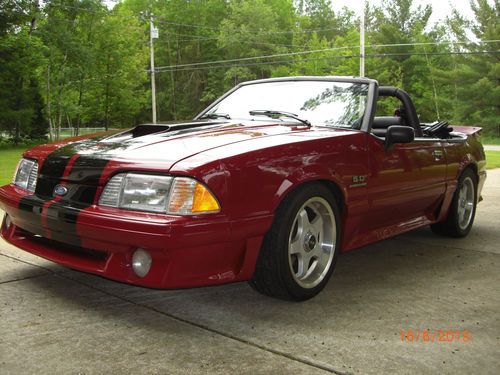 Supercharged 1991 mustang convertible over 450 horsepower
