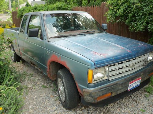 1985 chevrolet s10 ext cab truck survivor running automatic 2wd