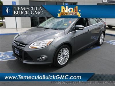 Ford focus 4dr sdn sel low miles automatic gasoline 2.0l dgi ti-vct - we finance