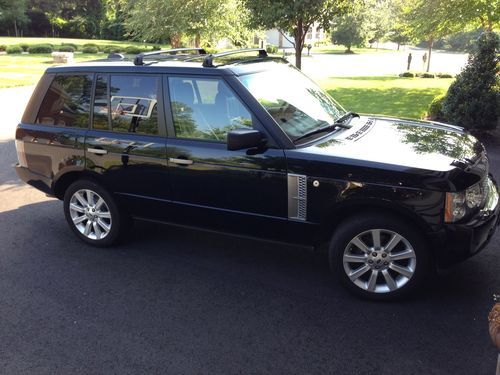 Land rover range rover supercharged java black 2008 super low mileage 1 owner