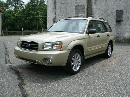 2003 subaru forester awd xs 5 speed manual no reserve