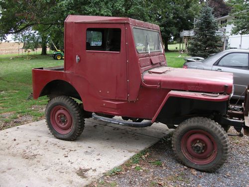 1949 willys jeep cj2a with extra parts