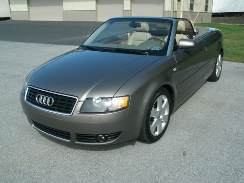 2006 audi a4 cabriolet 1.8t 1 owner clean carfax like new convertible automatic