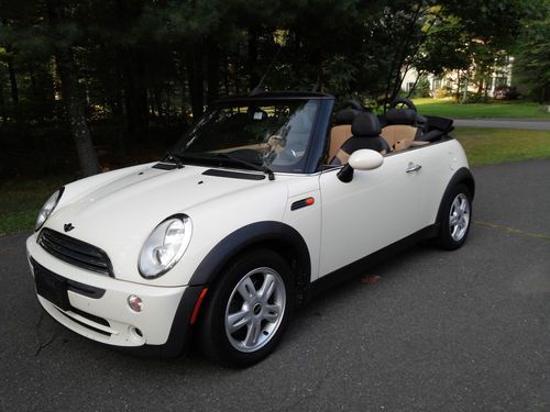 2006 mini cooper convertible, sport package, cold weather package, 5 speed