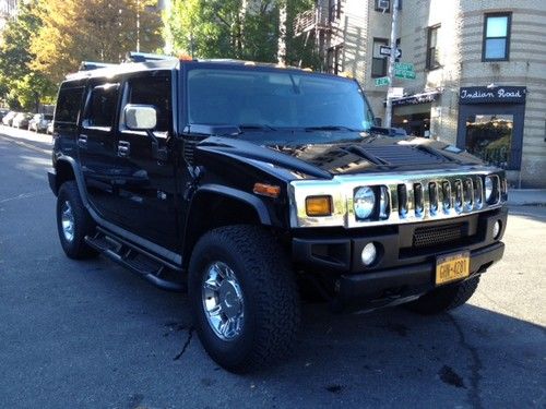 2003 hummer h2 black with warranty and extras (private owner)