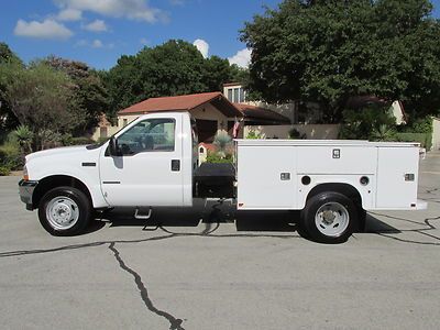 02 f-250 7.3l powerstroke diesel royal utility bed dually 2wd