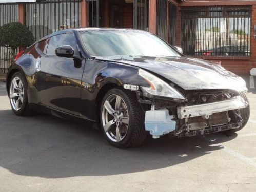 2009 nissan 370z coupe damaged salvage fixer runs!! priced to sell wont last!!