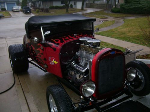 1929 ford model a  roadster hot rod
