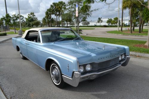 1966 lincoln continental convertible  -  collector quality  -