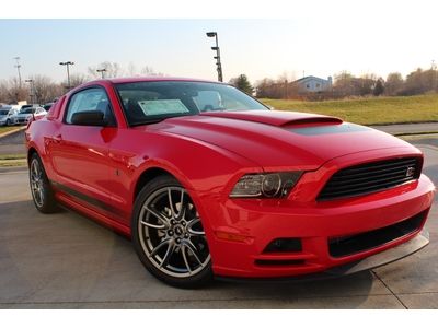 2013 roush rs mustang v6 coupe 2door rwd automatic transmission red 13