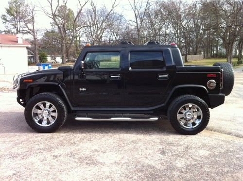 2005 hummer h2 sut suv truck leather nitto mazzi wheels and tires