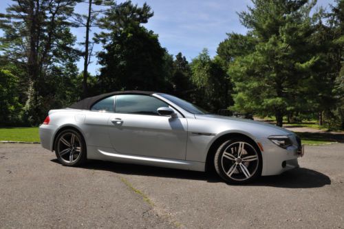 08 bmw m6 convertible silverstone- smg- classic trades- 43k miles-come see!