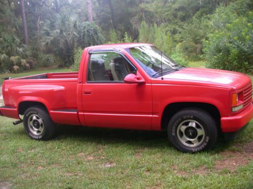 1989 chevrolet 1500 step side pick up only 59k! auto a/c florida truck no rust!!