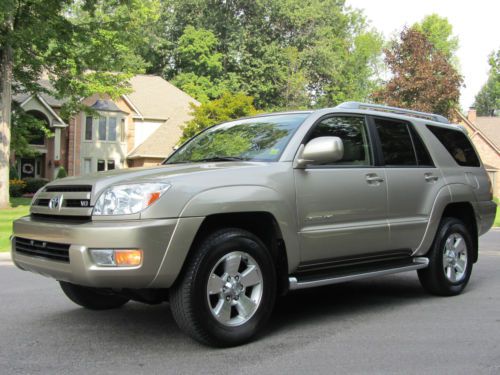 04 4runner limited 4wd 4x4 4.7l v8 auto leather only 46k miles 1-owner beautiful