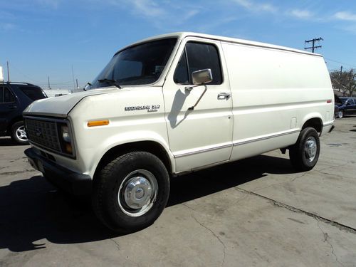 1990 ford e-350 econoline custom standard cargo van 2-door 7.3l, no reserve