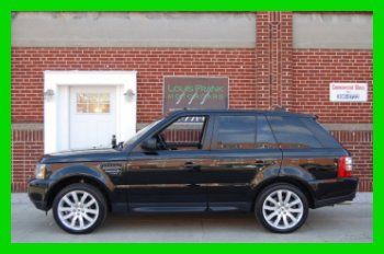 Supercharged ultra low miles blk/blk! rear seat dvd package! 119pics! hd video!