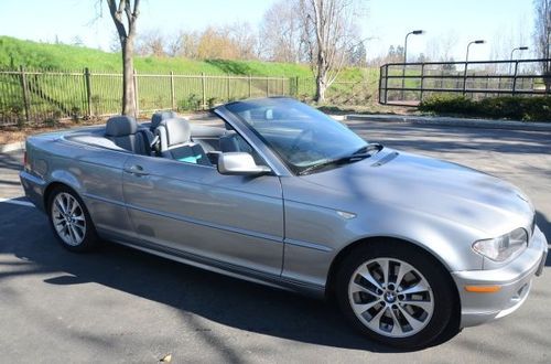 2006 bmw 330 ci convertible clean title navigation leather wood interior