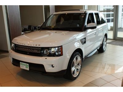 13 2013 range rover sport hse lux silver package white black 4k