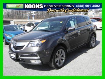 2010 acura mdx adv awd-navigation!! sunroof!! fully loaded!! premium leather!!