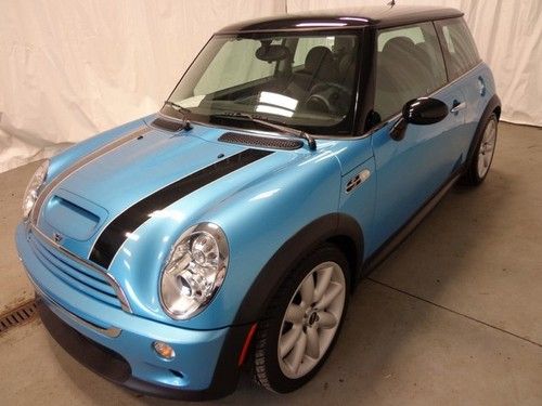 2005 mini cooper hardtop s 4 cyl supercharged leather clean carfax 1owner