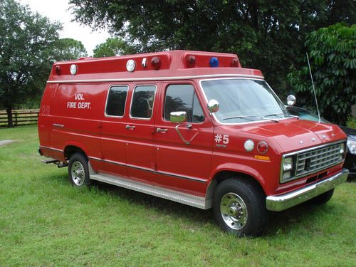 1979 ford e-350 ambulance-party,bug out,camper?do what you want!!